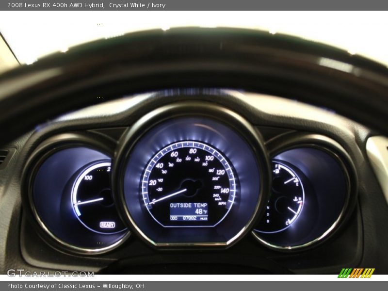 Crystal White / Ivory 2008 Lexus RX 400h AWD Hybrid