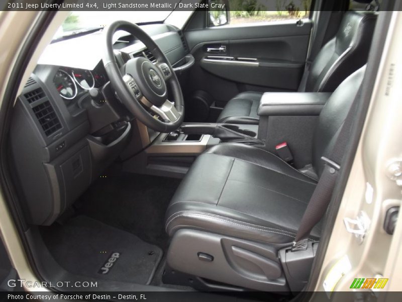 Light Sandstone Metallic / Dark Slate Gray 2011 Jeep Liberty Limited 4x4