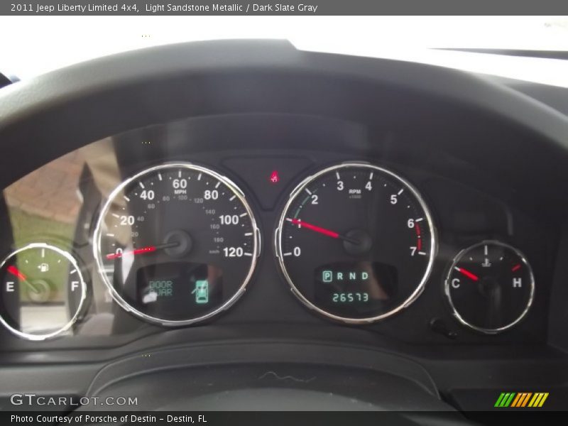 Light Sandstone Metallic / Dark Slate Gray 2011 Jeep Liberty Limited 4x4