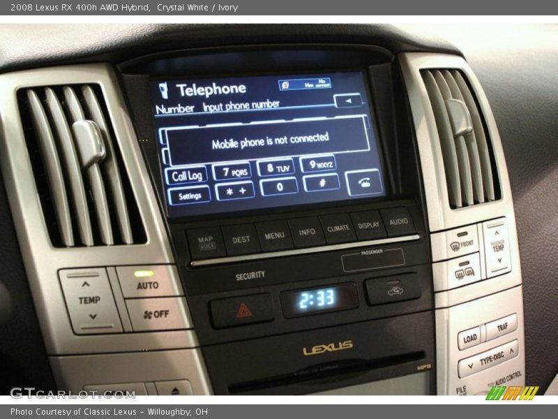 Crystal White / Ivory 2008 Lexus RX 400h AWD Hybrid