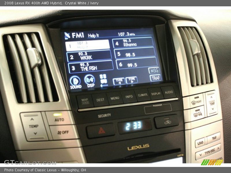 Crystal White / Ivory 2008 Lexus RX 400h AWD Hybrid