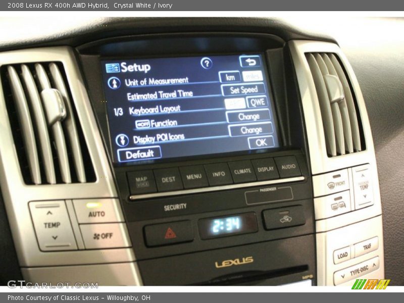Crystal White / Ivory 2008 Lexus RX 400h AWD Hybrid