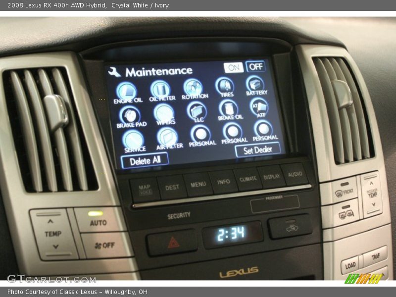 Crystal White / Ivory 2008 Lexus RX 400h AWD Hybrid