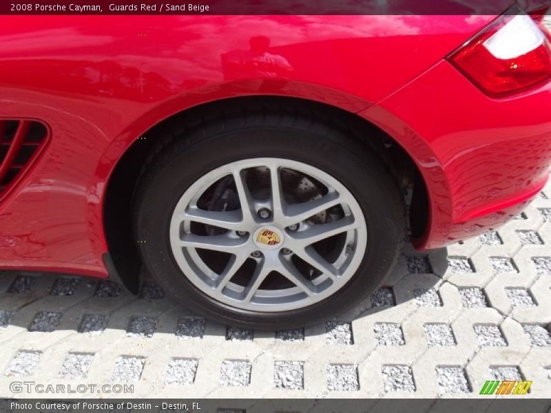 Guards Red / Sand Beige 2008 Porsche Cayman