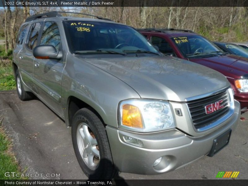 Pewter Metallic / Dark Pewter 2002 GMC Envoy XL SLT 4x4