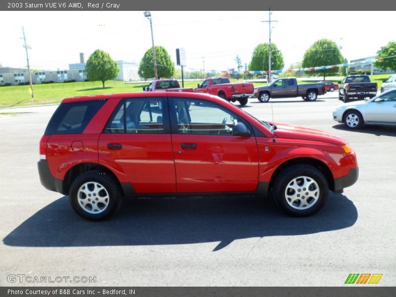 Red / Gray 2003 Saturn VUE V6 AWD