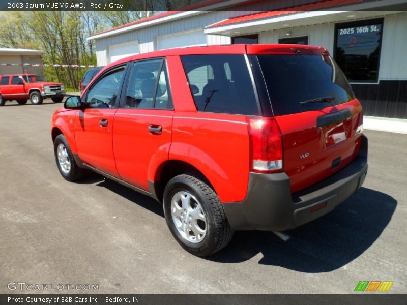 Red / Gray 2003 Saturn VUE V6 AWD