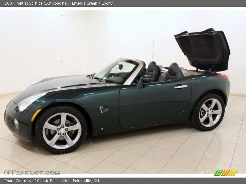 Envious Green / Ebony 2007 Pontiac Solstice GXP Roadster