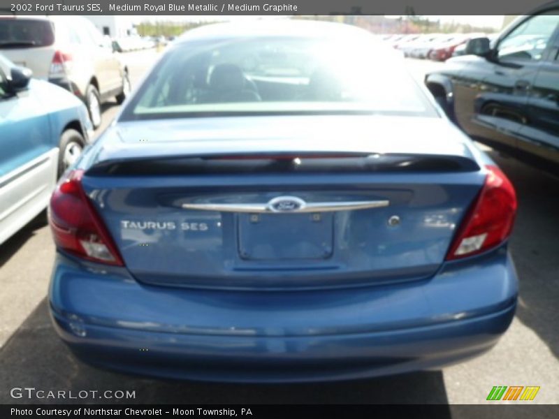 Medium Royal Blue Metallic / Medium Graphite 2002 Ford Taurus SES
