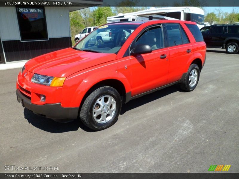 Red / Gray 2003 Saturn VUE V6 AWD