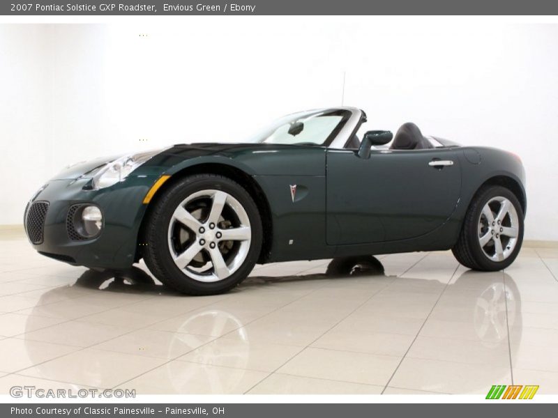 Envious Green / Ebony 2007 Pontiac Solstice GXP Roadster