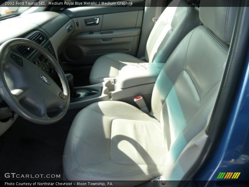 Medium Royal Blue Metallic / Medium Graphite 2002 Ford Taurus SES