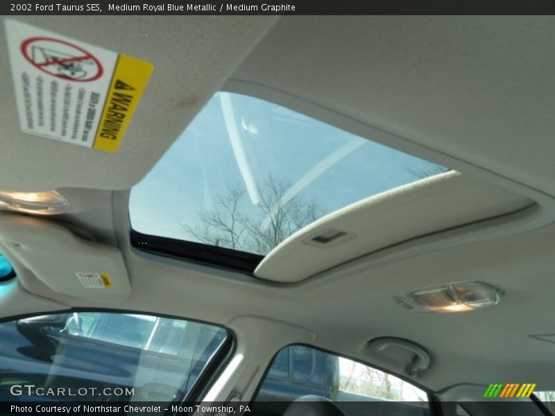 Medium Royal Blue Metallic / Medium Graphite 2002 Ford Taurus SES