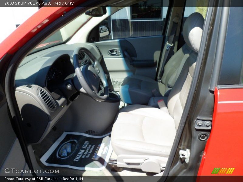Red / Gray 2003 Saturn VUE V6 AWD