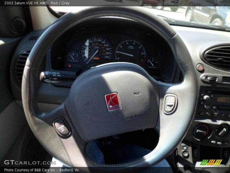 Red / Gray 2003 Saturn VUE V6 AWD