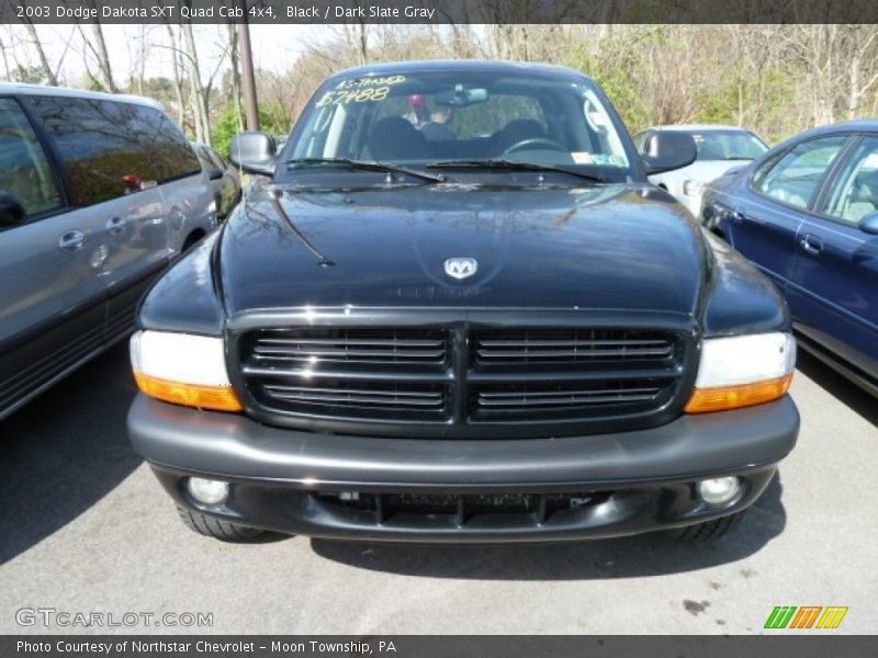 Black / Dark Slate Gray 2003 Dodge Dakota SXT Quad Cab 4x4