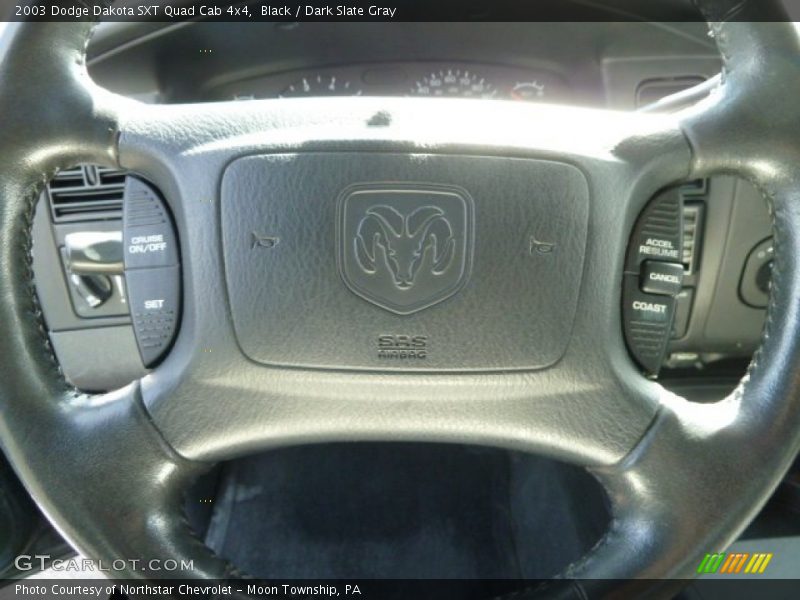 Black / Dark Slate Gray 2003 Dodge Dakota SXT Quad Cab 4x4