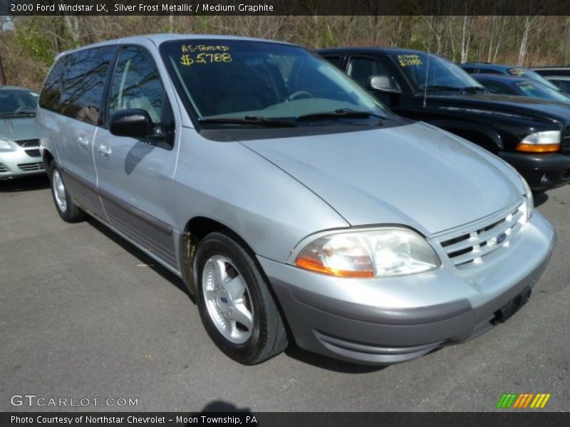 Silver Frost Metallic / Medium Graphite 2000 Ford Windstar LX