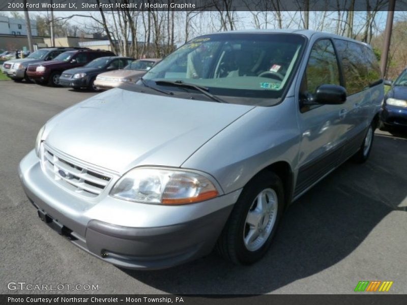 Silver Frost Metallic / Medium Graphite 2000 Ford Windstar LX