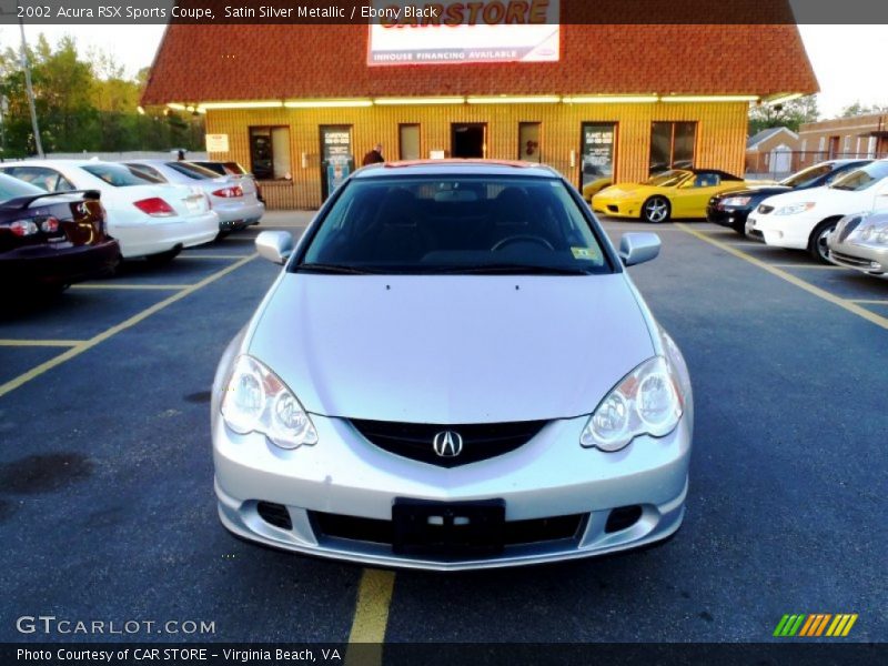 Satin Silver Metallic / Ebony Black 2002 Acura RSX Sports Coupe