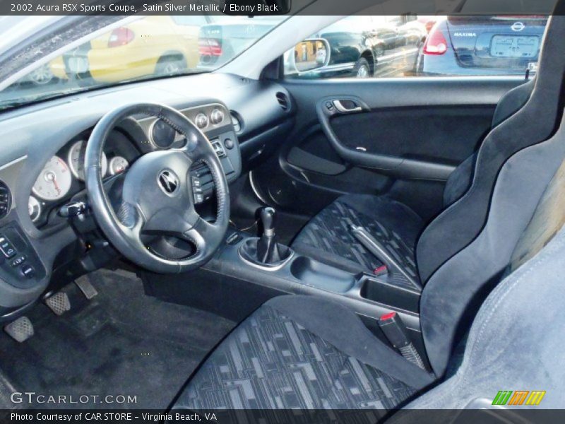  2002 RSX Sports Coupe Ebony Black Interior