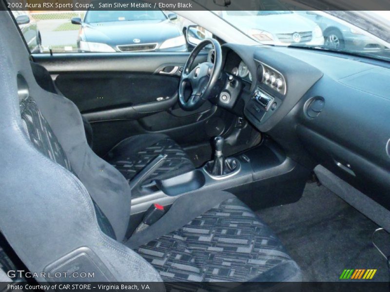 Satin Silver Metallic / Ebony Black 2002 Acura RSX Sports Coupe