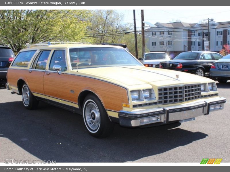 Yellow / Tan 1980 Buick LeSabre Estate Wagon