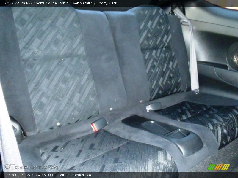 Rear Seat of 2002 RSX Sports Coupe