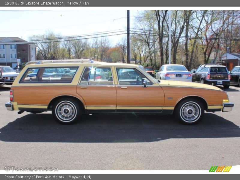 Yellow / Tan 1980 Buick LeSabre Estate Wagon