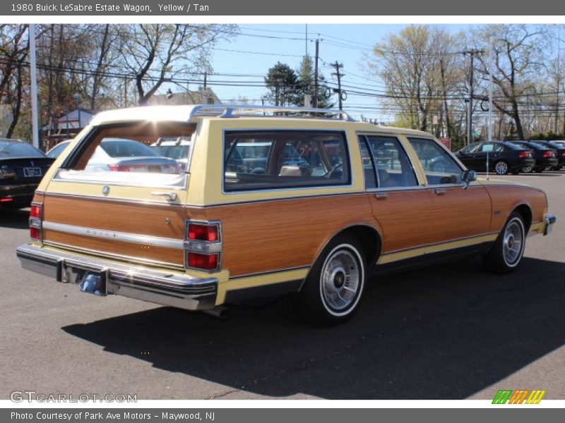 Yellow / Tan 1980 Buick LeSabre Estate Wagon