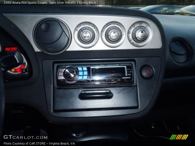 Satin Silver Metallic / Ebony Black 2002 Acura RSX Sports Coupe