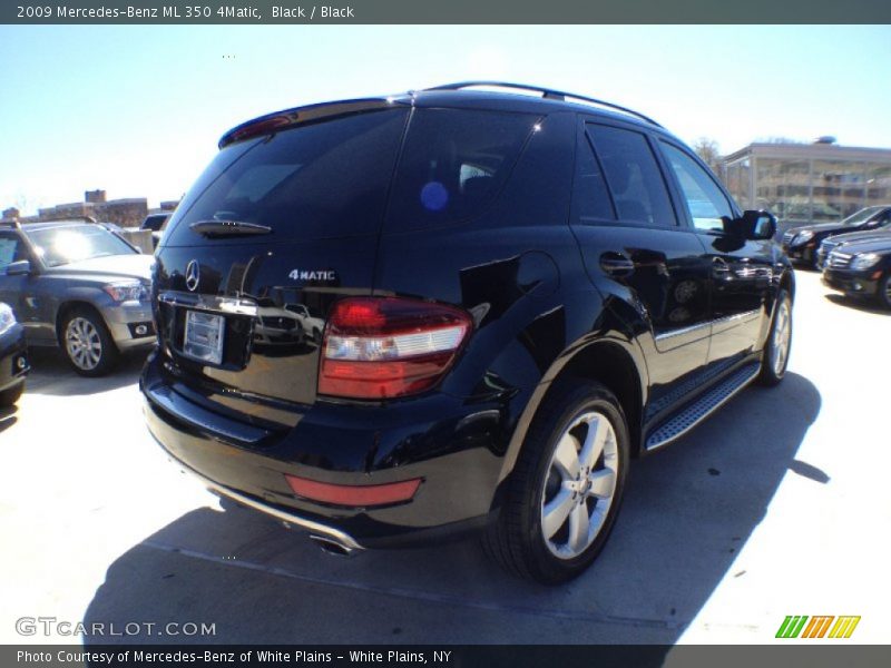 Black / Black 2009 Mercedes-Benz ML 350 4Matic