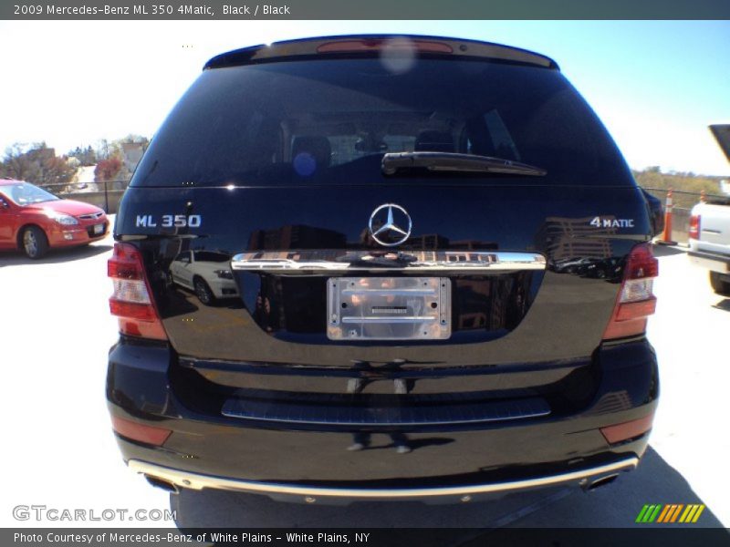 Black / Black 2009 Mercedes-Benz ML 350 4Matic