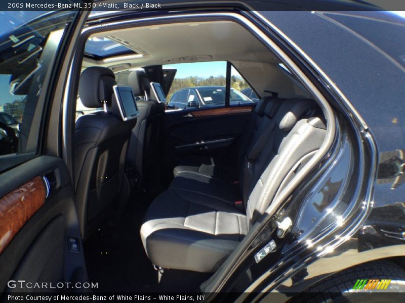 Black / Black 2009 Mercedes-Benz ML 350 4Matic