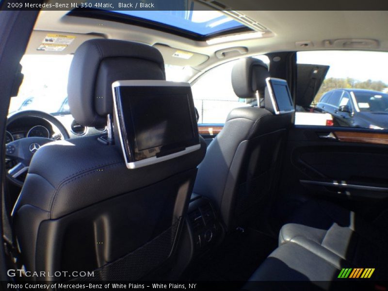 Black / Black 2009 Mercedes-Benz ML 350 4Matic