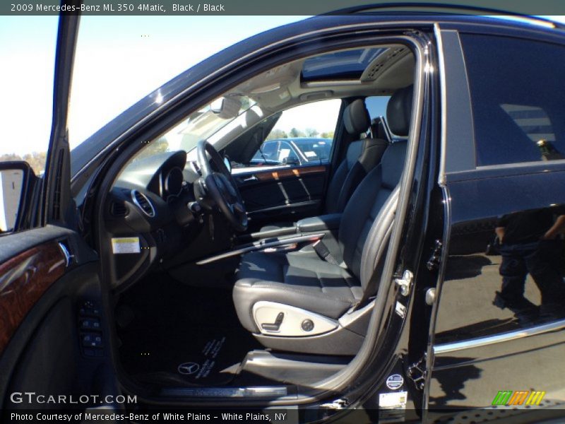 Black / Black 2009 Mercedes-Benz ML 350 4Matic