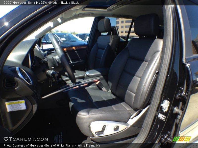 Black / Black 2009 Mercedes-Benz ML 350 4Matic