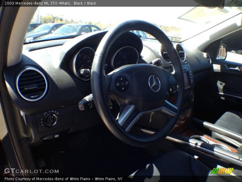 Black / Black 2009 Mercedes-Benz ML 350 4Matic