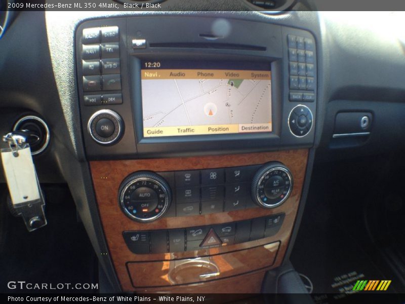 Black / Black 2009 Mercedes-Benz ML 350 4Matic