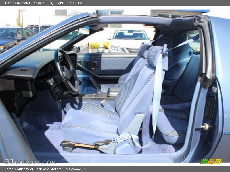  1984 Camaro Z28 Blue Interior