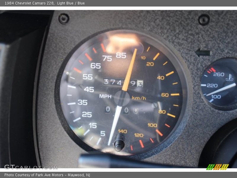 Light Blue / Blue 1984 Chevrolet Camaro Z28