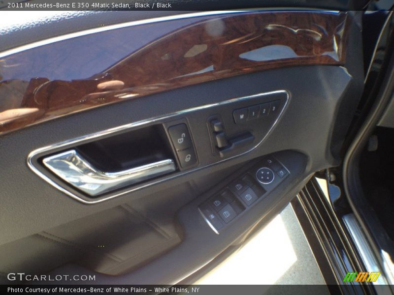 Black / Black 2011 Mercedes-Benz E 350 4Matic Sedan