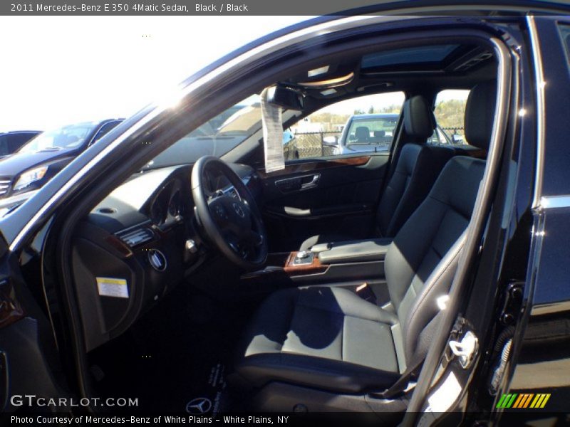Black / Black 2011 Mercedes-Benz E 350 4Matic Sedan