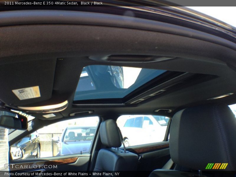 Black / Black 2011 Mercedes-Benz E 350 4Matic Sedan