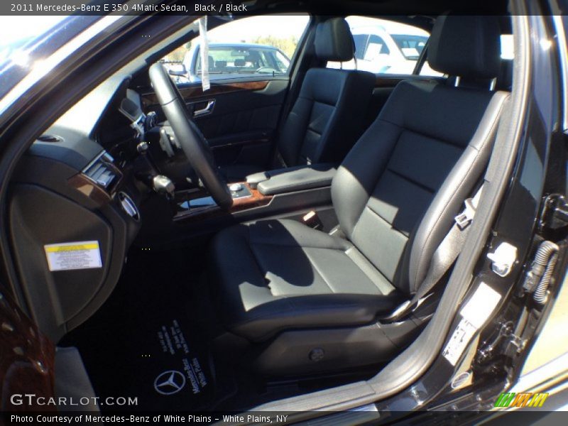 Black / Black 2011 Mercedes-Benz E 350 4Matic Sedan