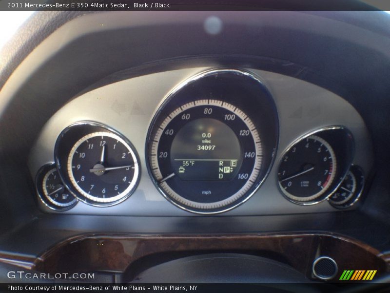 Black / Black 2011 Mercedes-Benz E 350 4Matic Sedan