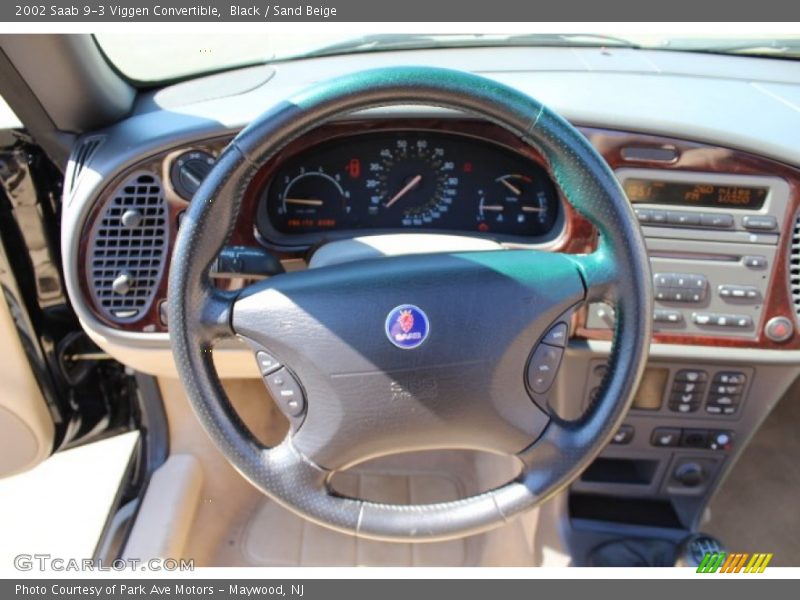 Black / Sand Beige 2002 Saab 9-3 Viggen Convertible