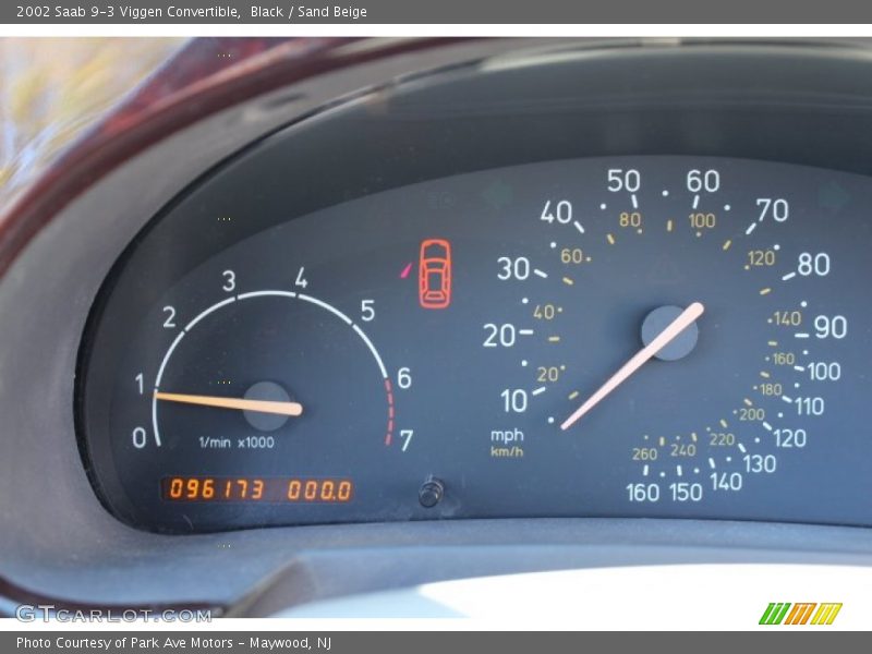 Black / Sand Beige 2002 Saab 9-3 Viggen Convertible