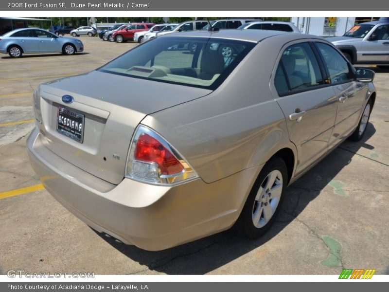 Dune Pearl Metallic / Camel 2008 Ford Fusion SE