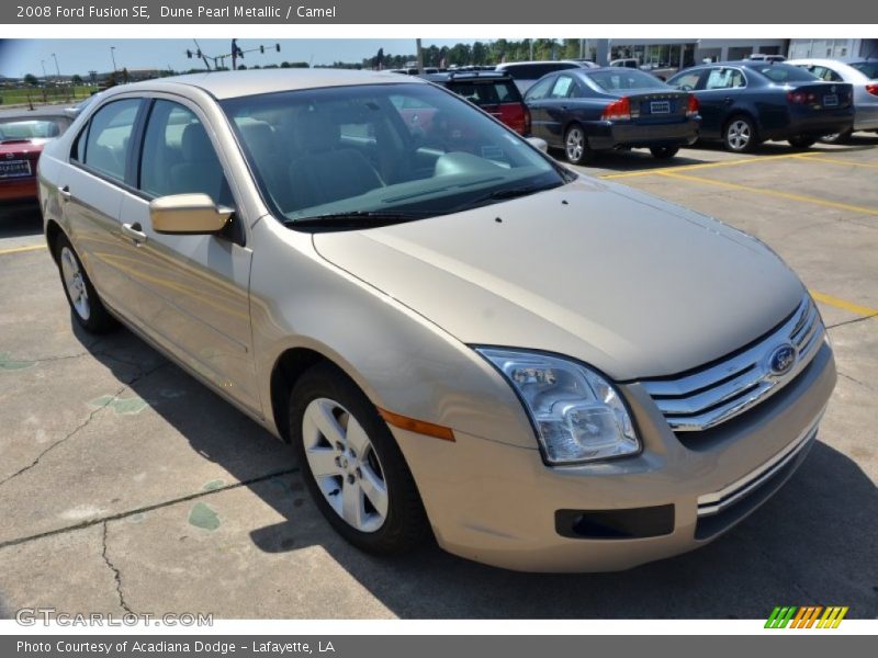 Dune Pearl Metallic / Camel 2008 Ford Fusion SE